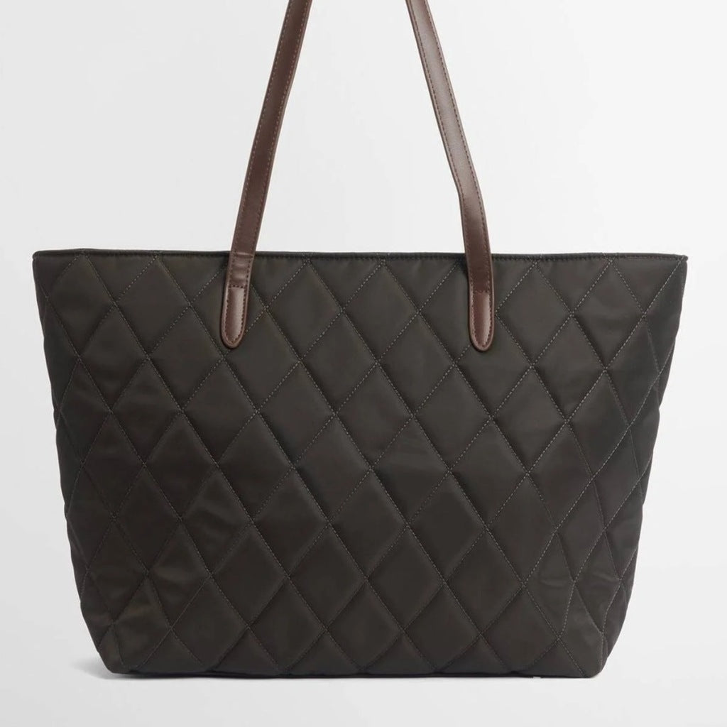 BARBOUR LBA0395OL75 BARBOUR QUILTED TOTE en color VERDE (2)