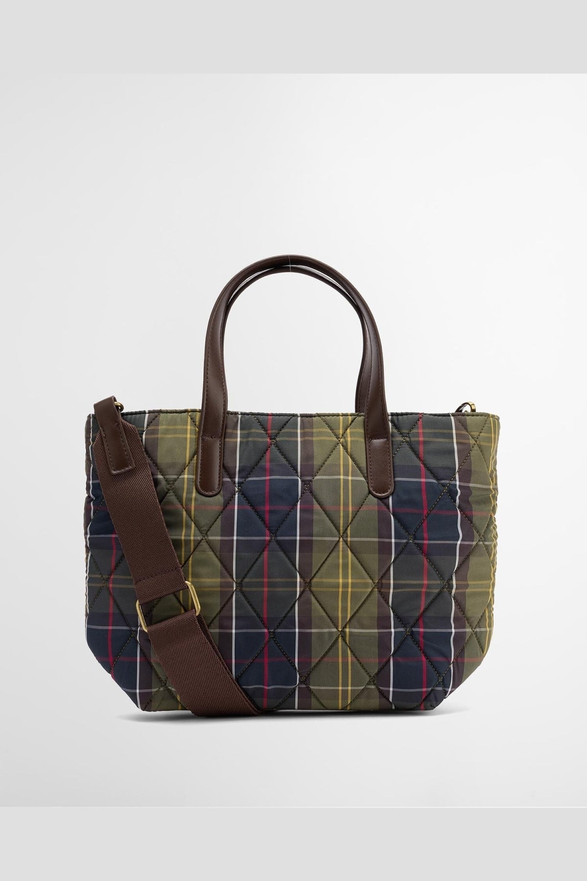 BARBOUR QUILTED MINI TOTE LBA0431TN11 en color VERDE (2)