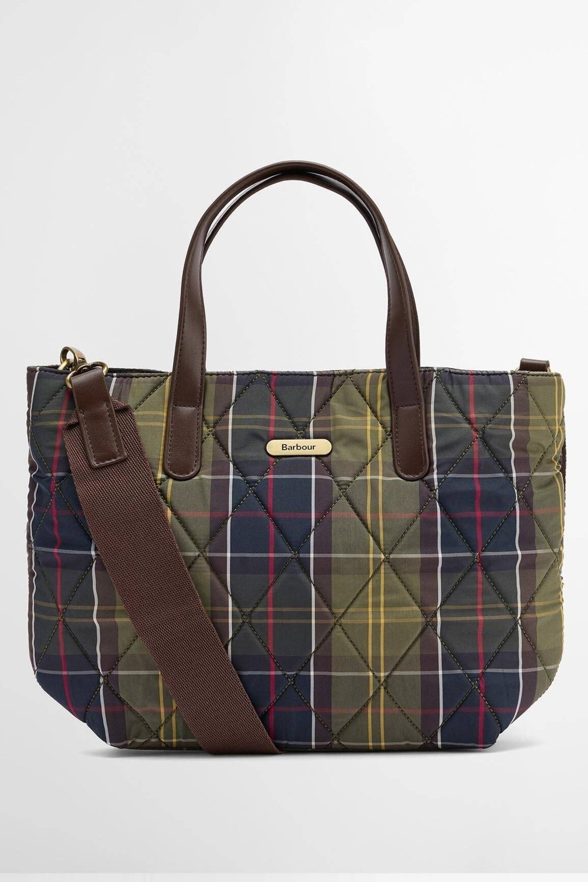 BARBOUR LBA0431TN11 BARBOUR QUILTED TOTE BA en color VERDE (8)