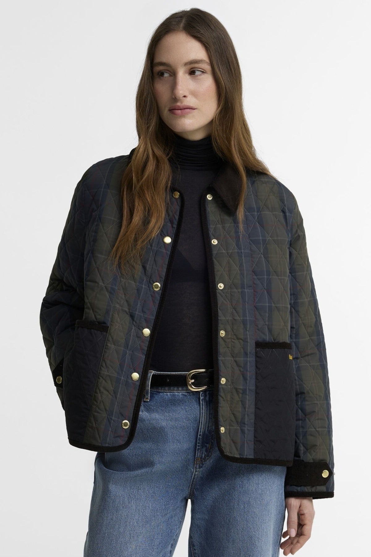 BARBOUR LQU1932TN11 BARBOUR AINSDALE CHECKE en color MULTICOLOR (5)