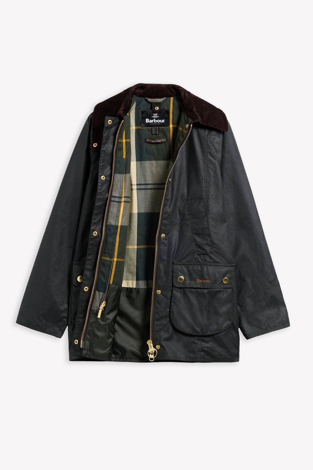 BARBOUR MODERN BEADNELL WAX LWX1402SG51 en color AZUL (7)