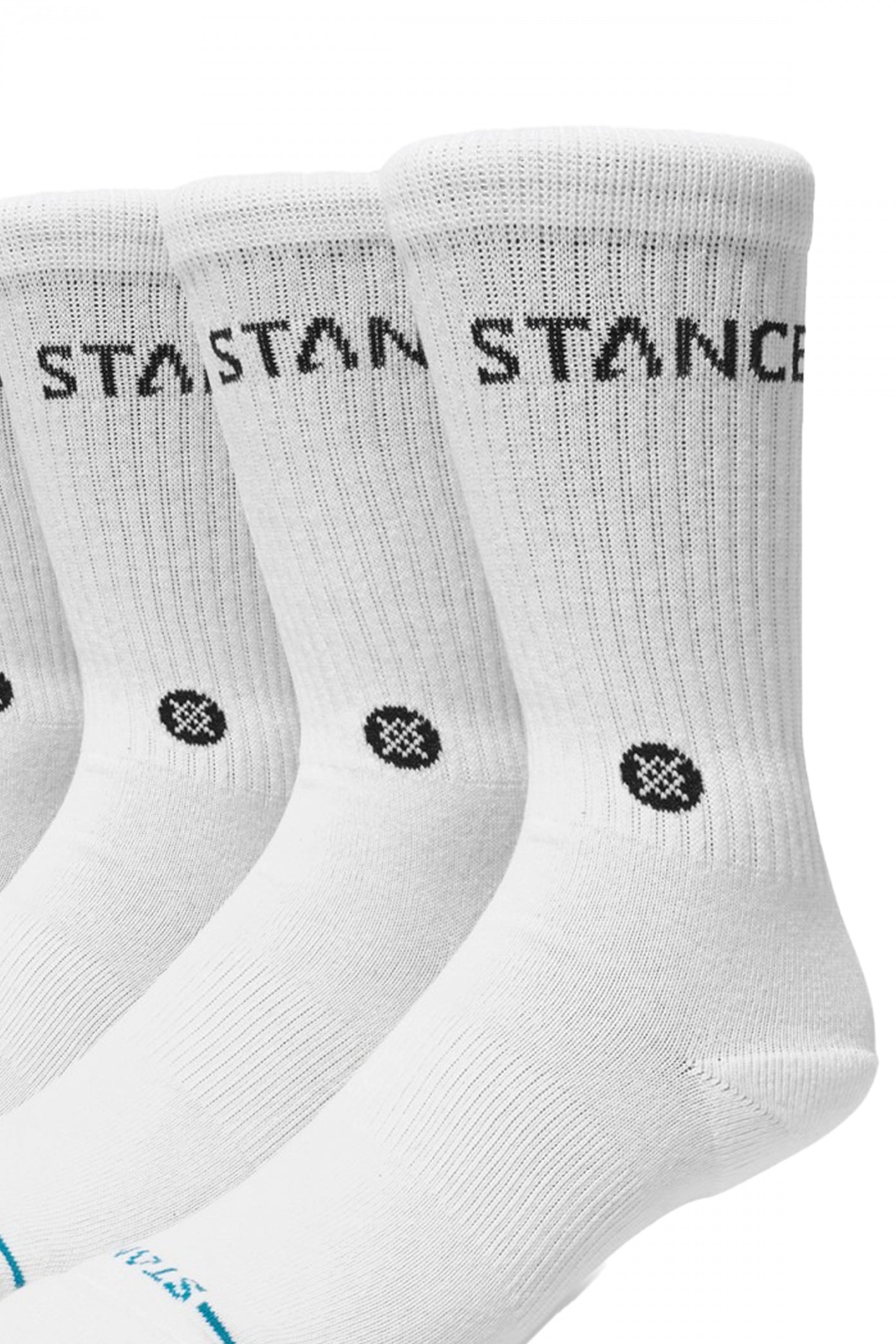 STANCE SOCKS en color BLANCO (2)