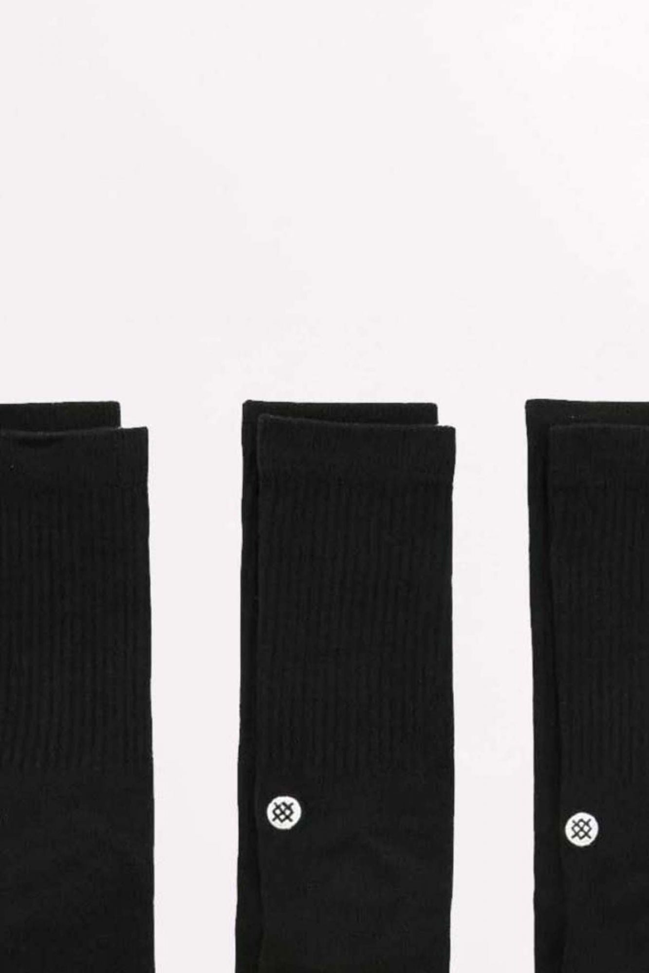 STANCE SOCKS en color NEGRO (3)