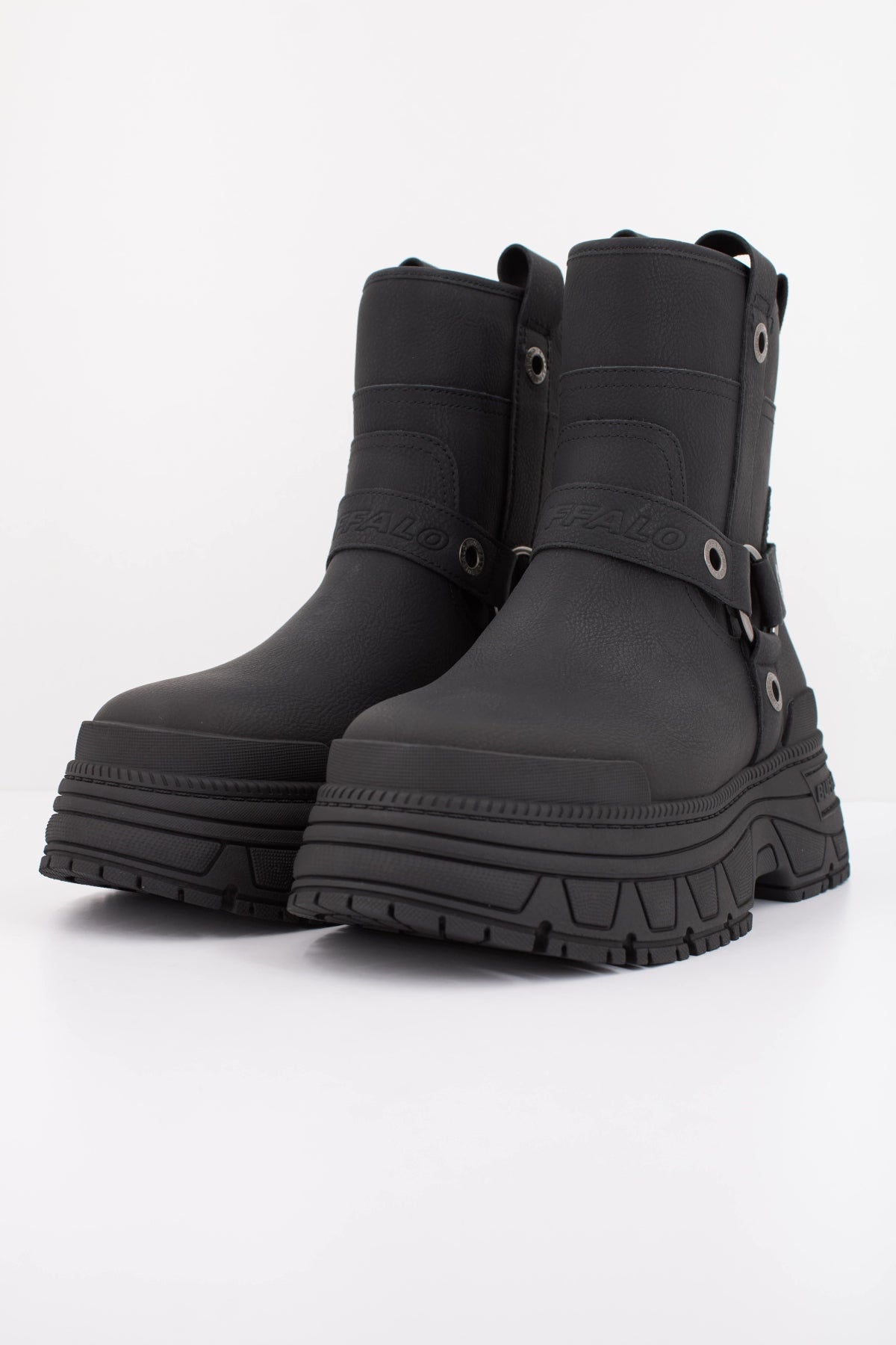 BUFFALO FUSION BIKER MID  en color NEGRO (2)