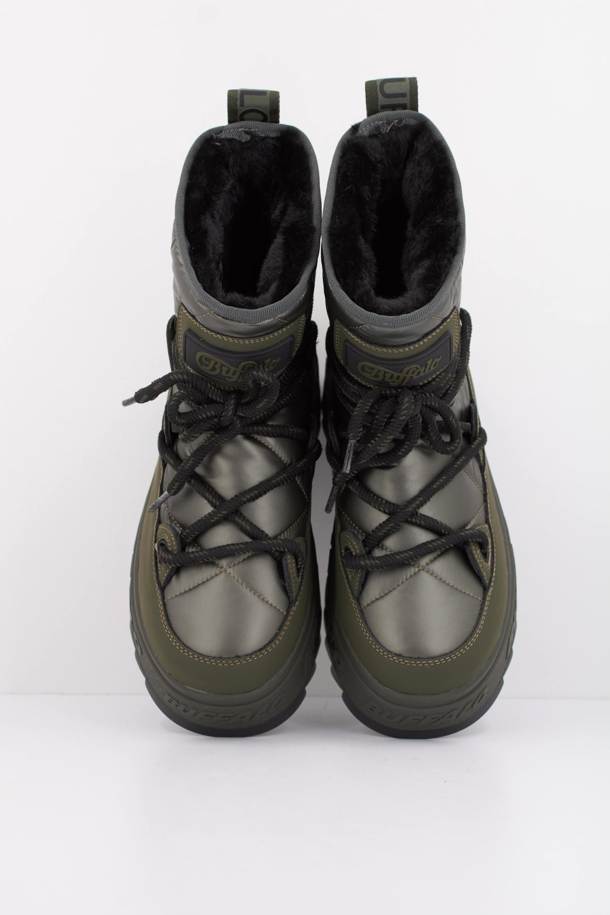 BUFFALO ELIZA SNOW BOOT VEGAN en color VERDE (3)