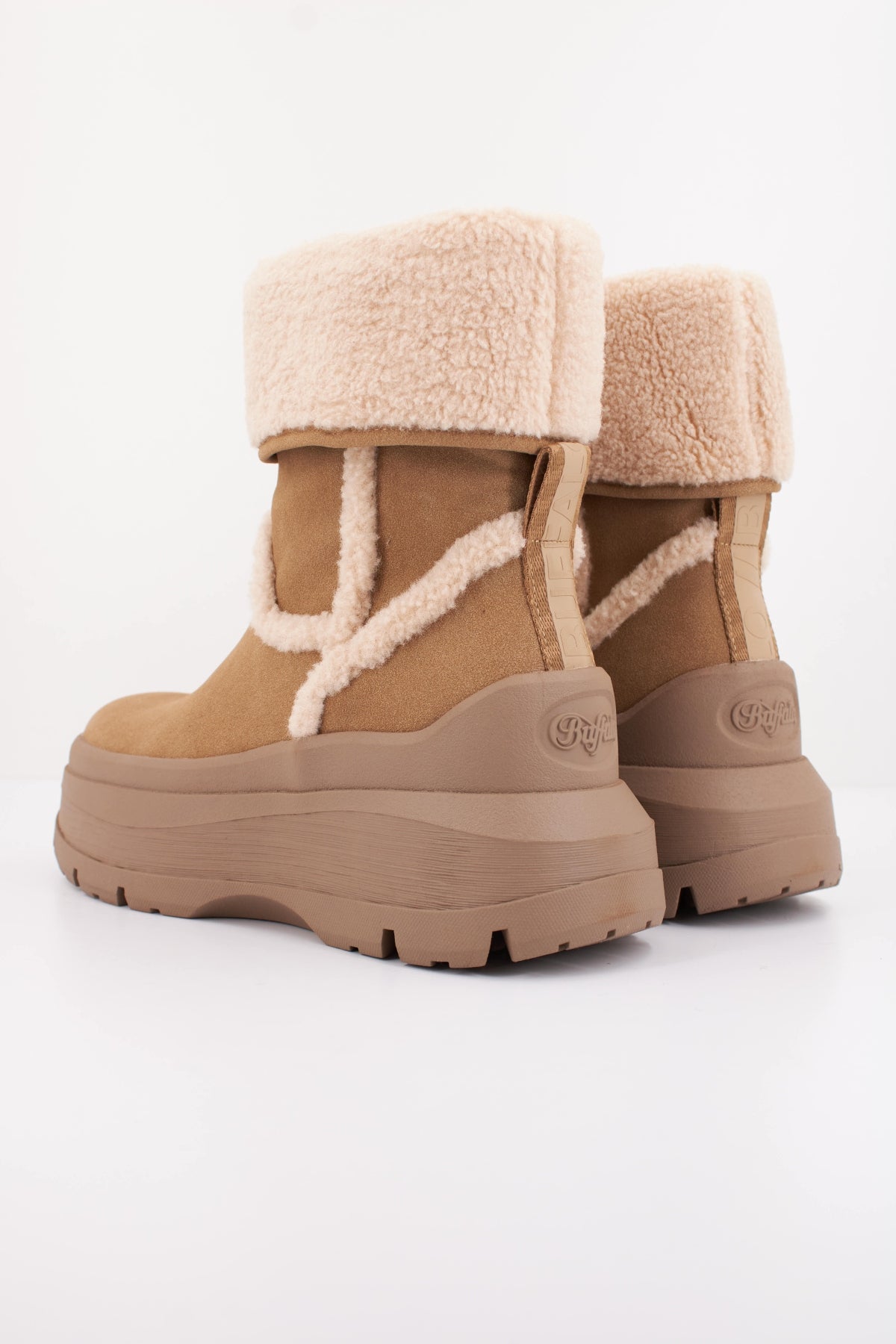 BUFFALO OLYMPIA FOLD BOOT WAR en color MARRON CLARO (4)