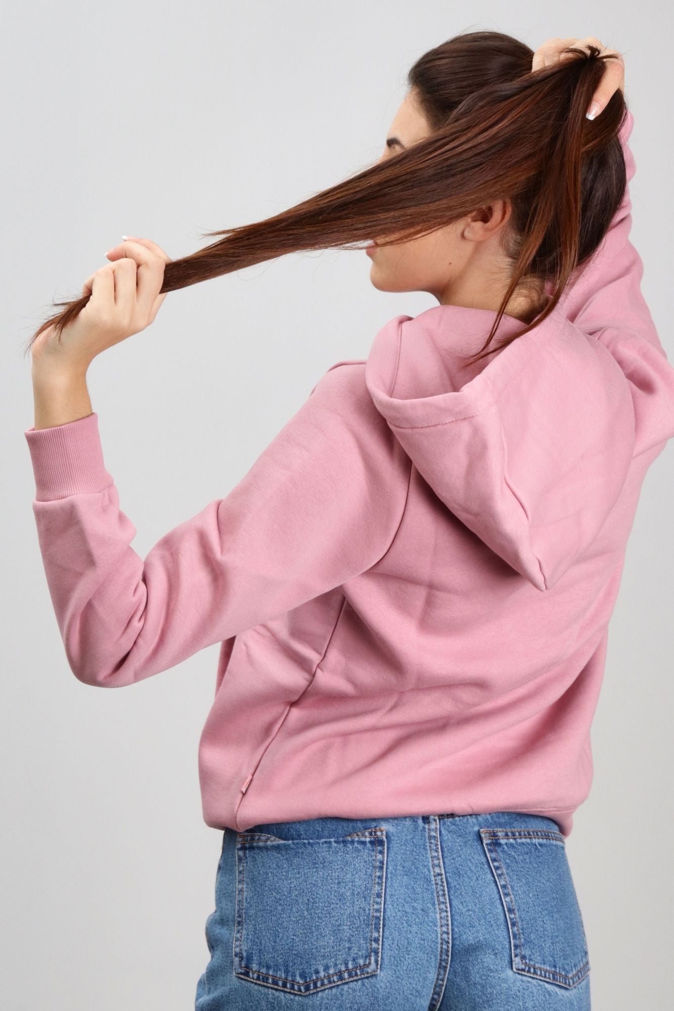 DICKIES  ICON LOGO HOODIE W en color ROSA (2)