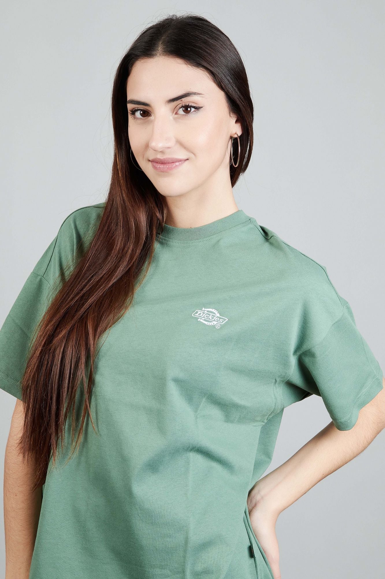 DICKIES  SUMMERDALE TEE SS W en color VERDE (4)