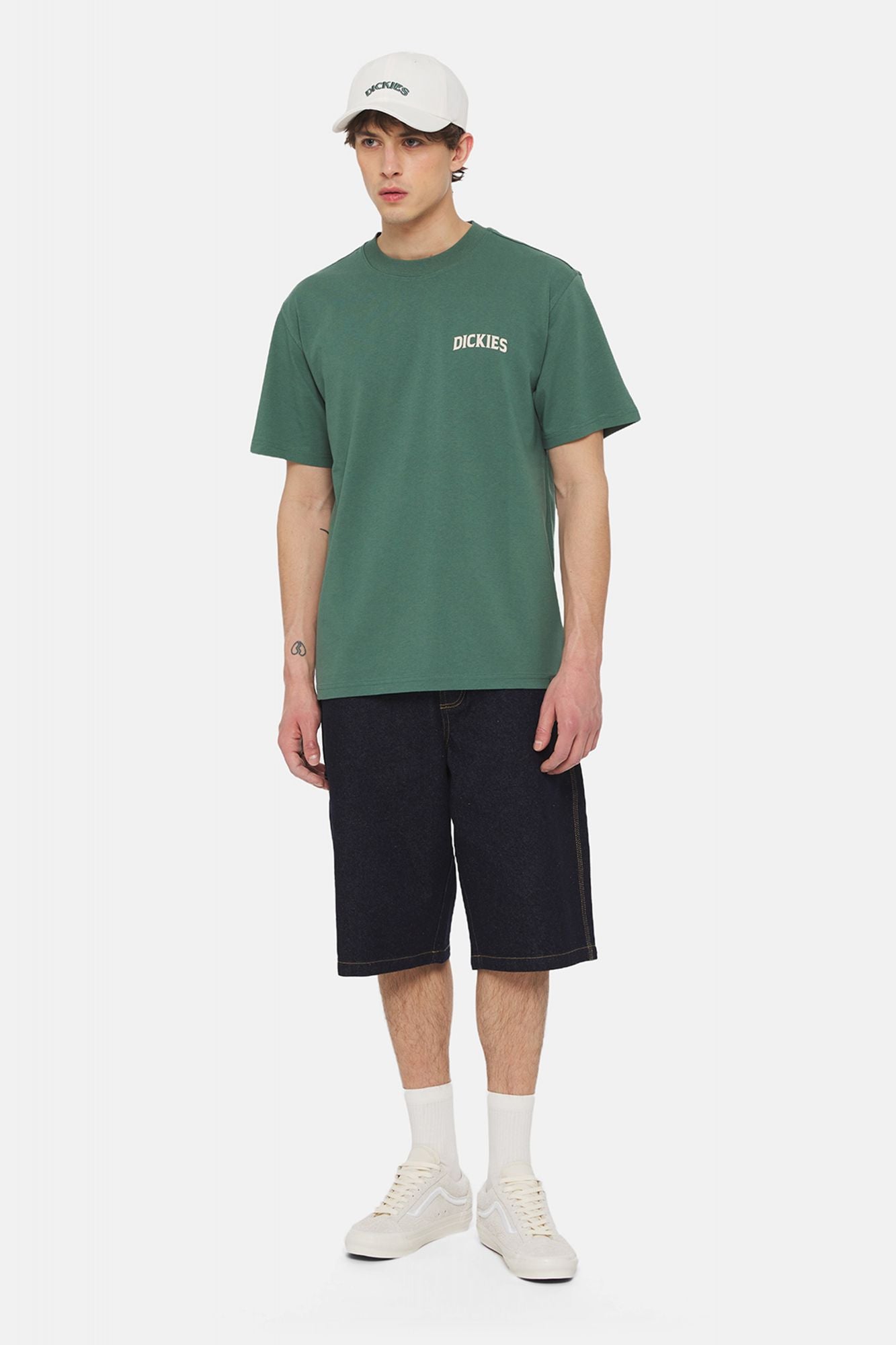 DICKIES ELLISTON TEE SS en color VERDE (4)