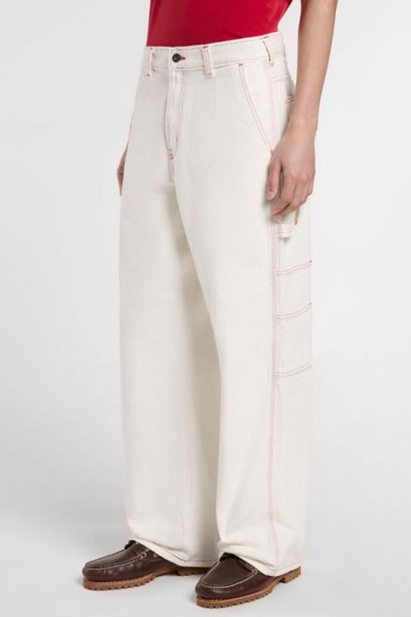 DICKIES  LOOSE DENIM PAINTER en color BLANCO (2)