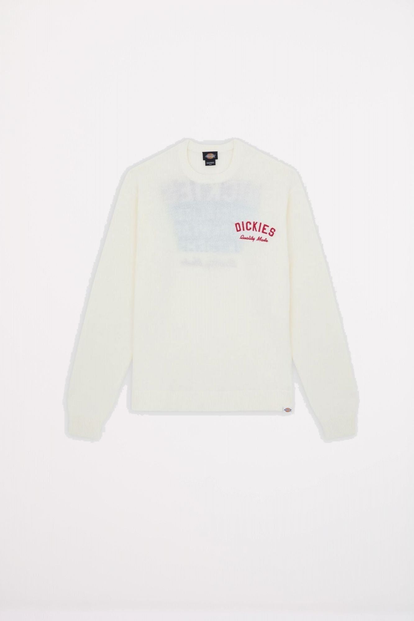 DICKIES UNIFORM SWEATER EGRET en color BLANCO (2)