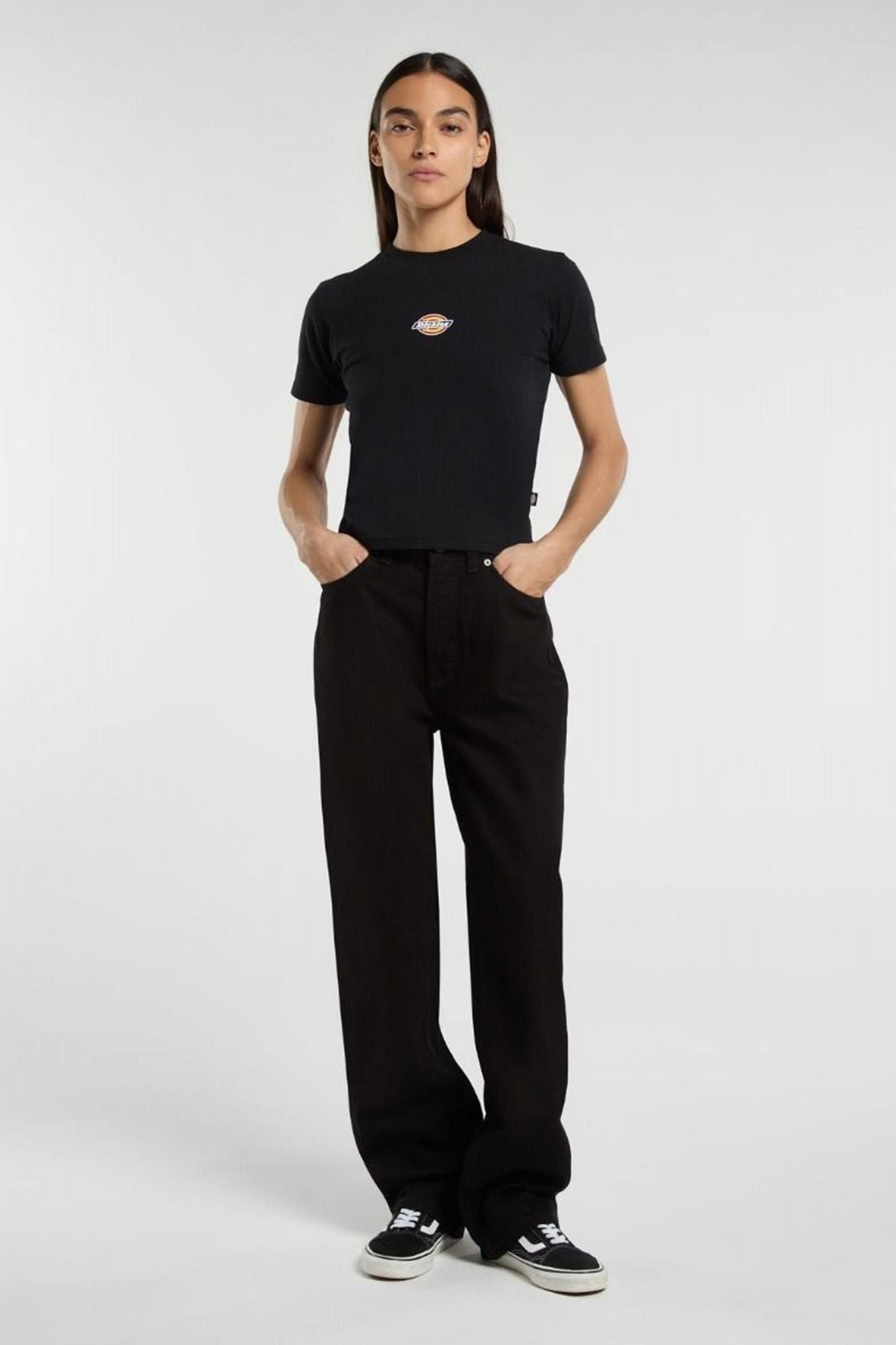 DICKIES MAPLE VALLEY REG TEE en color NEGRO (4)