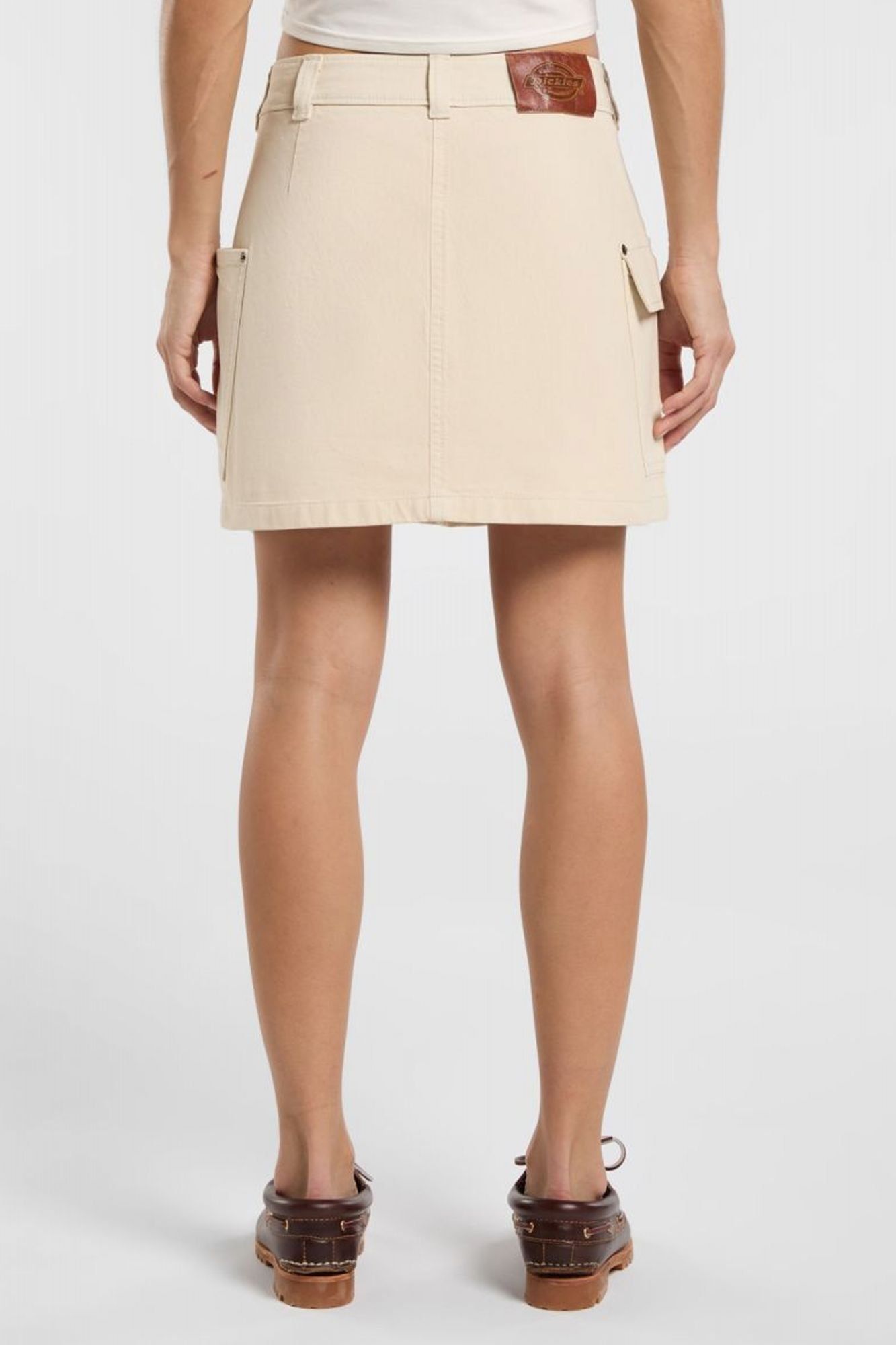 DICKIES  RIVER RANCH MINI SKIRT en color BLANCO (3)