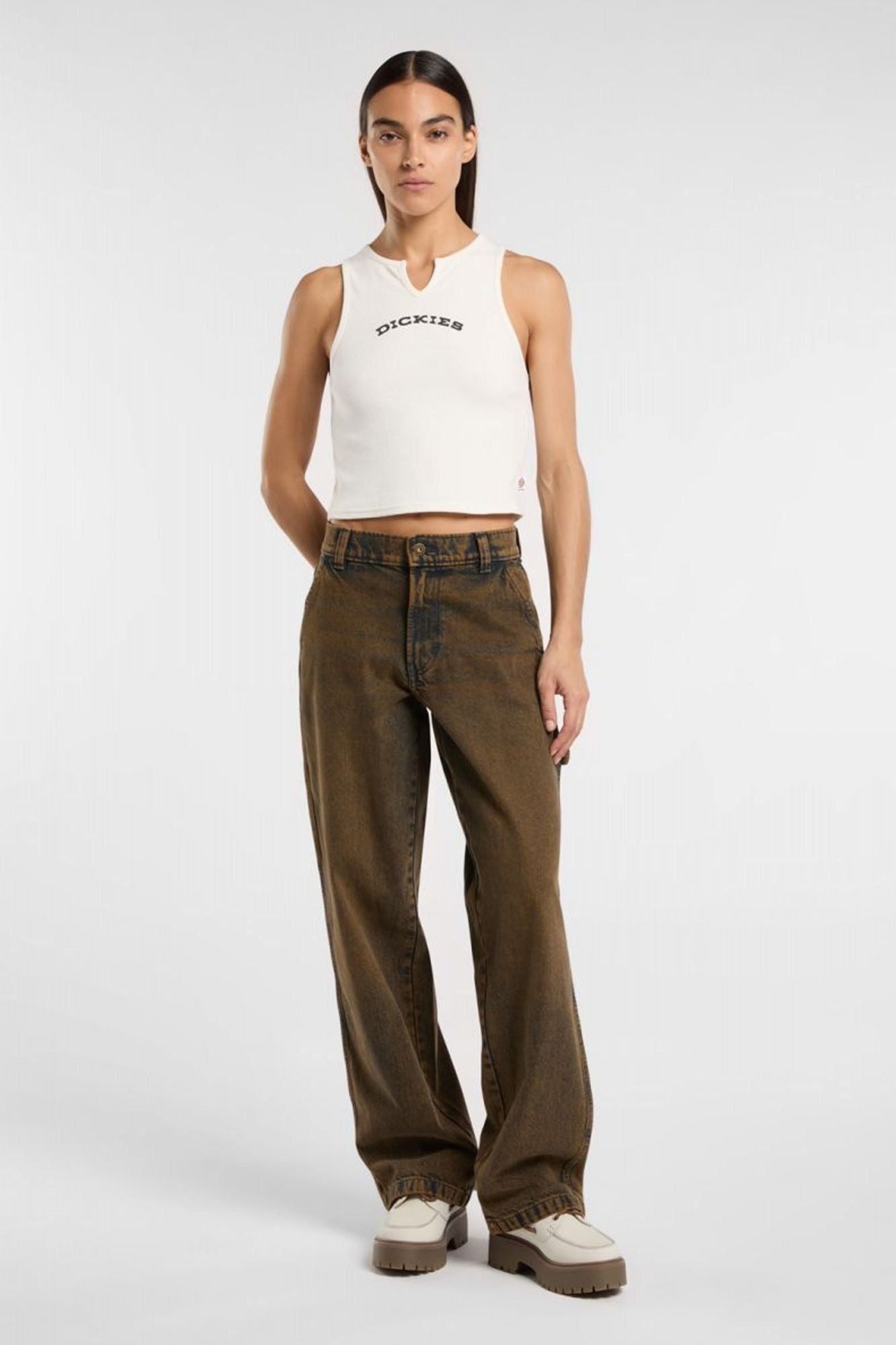 DICKIES NECK TOP en color BLANCO (4)