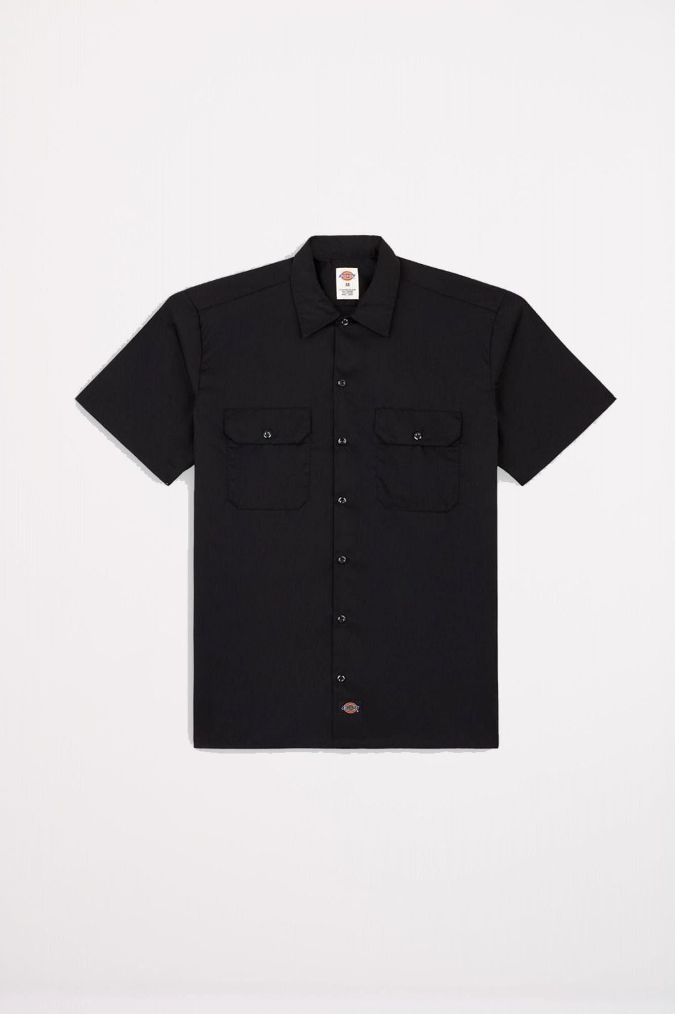 DICKIES WORK SHIRT SS REC BLAC en color NEGRO (2)