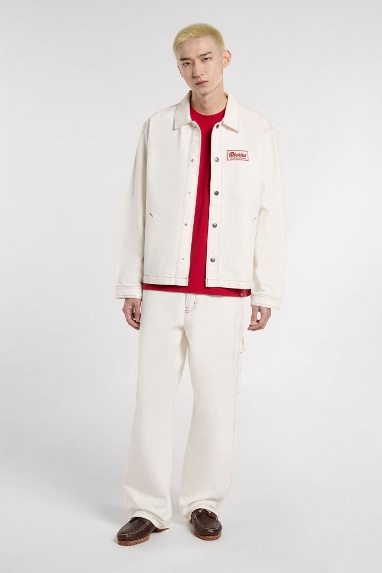 DICKIES  LOOSE DENIM PAINTER EG en color BLANCO (4)