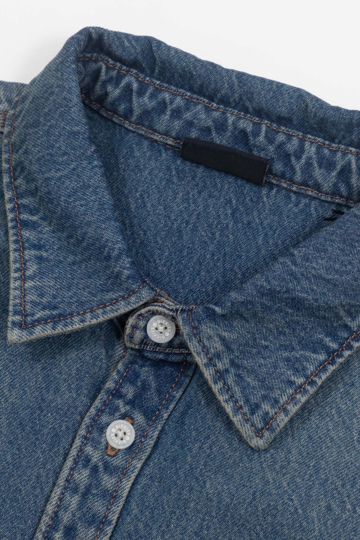 DICKIES MECHANIC DENIM SHIRT en color AZUL (2)