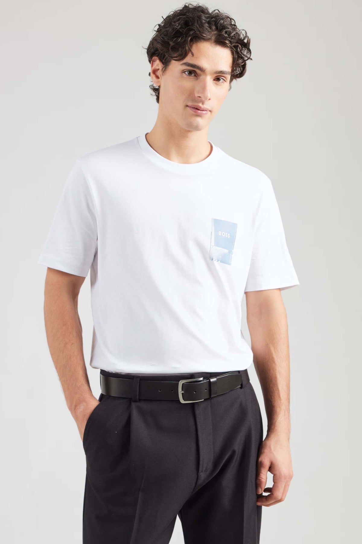BOSS T-SHIRT en color BLANCO (3)