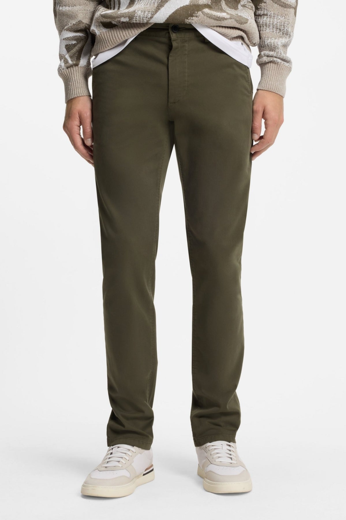 BOSS 50510933HB CHINO SLIM en color VERDE (1)