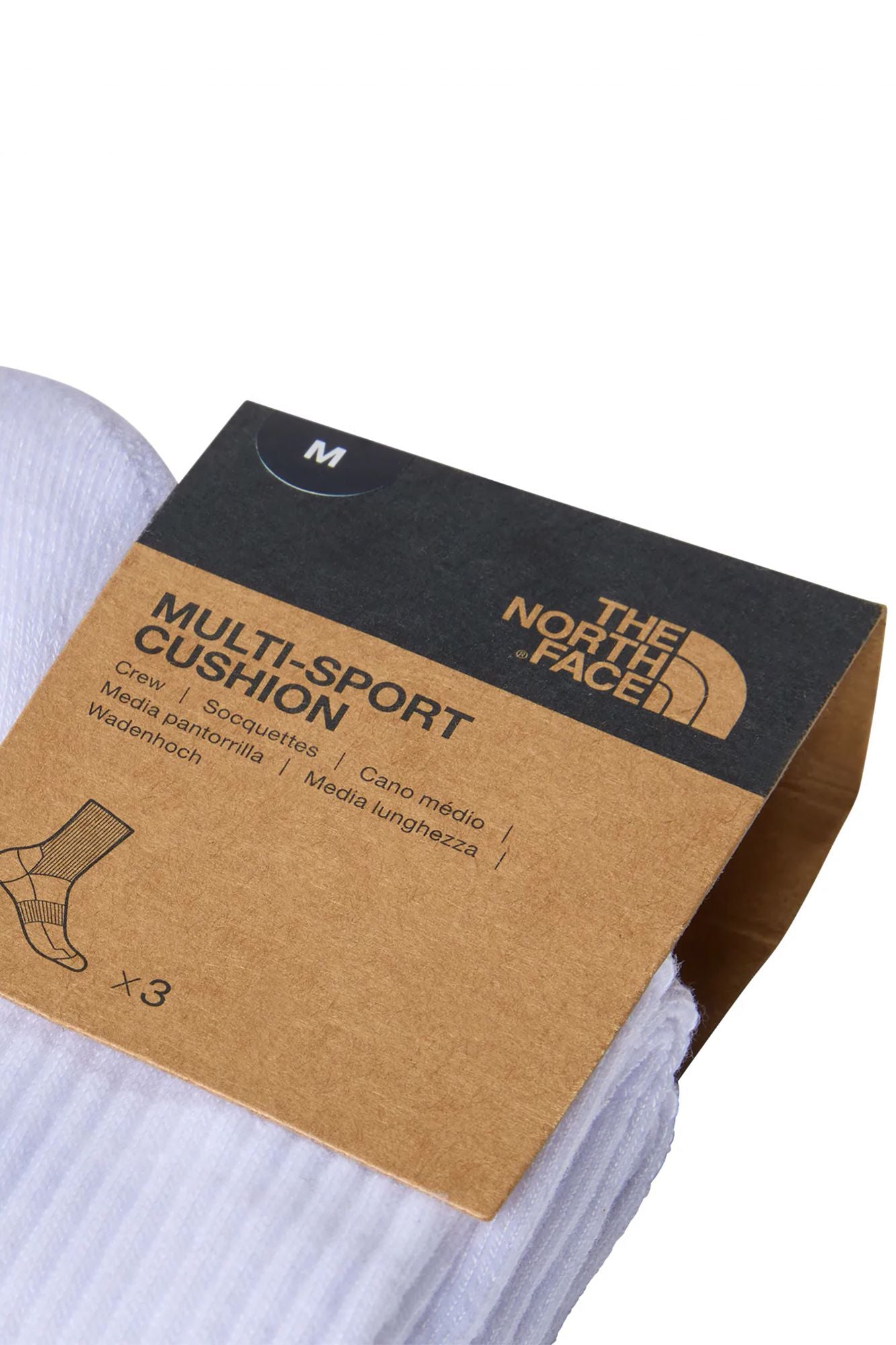THE NORTH FACE MULTI SPORT CUSH CREW SOCK en color BLANCO (4)