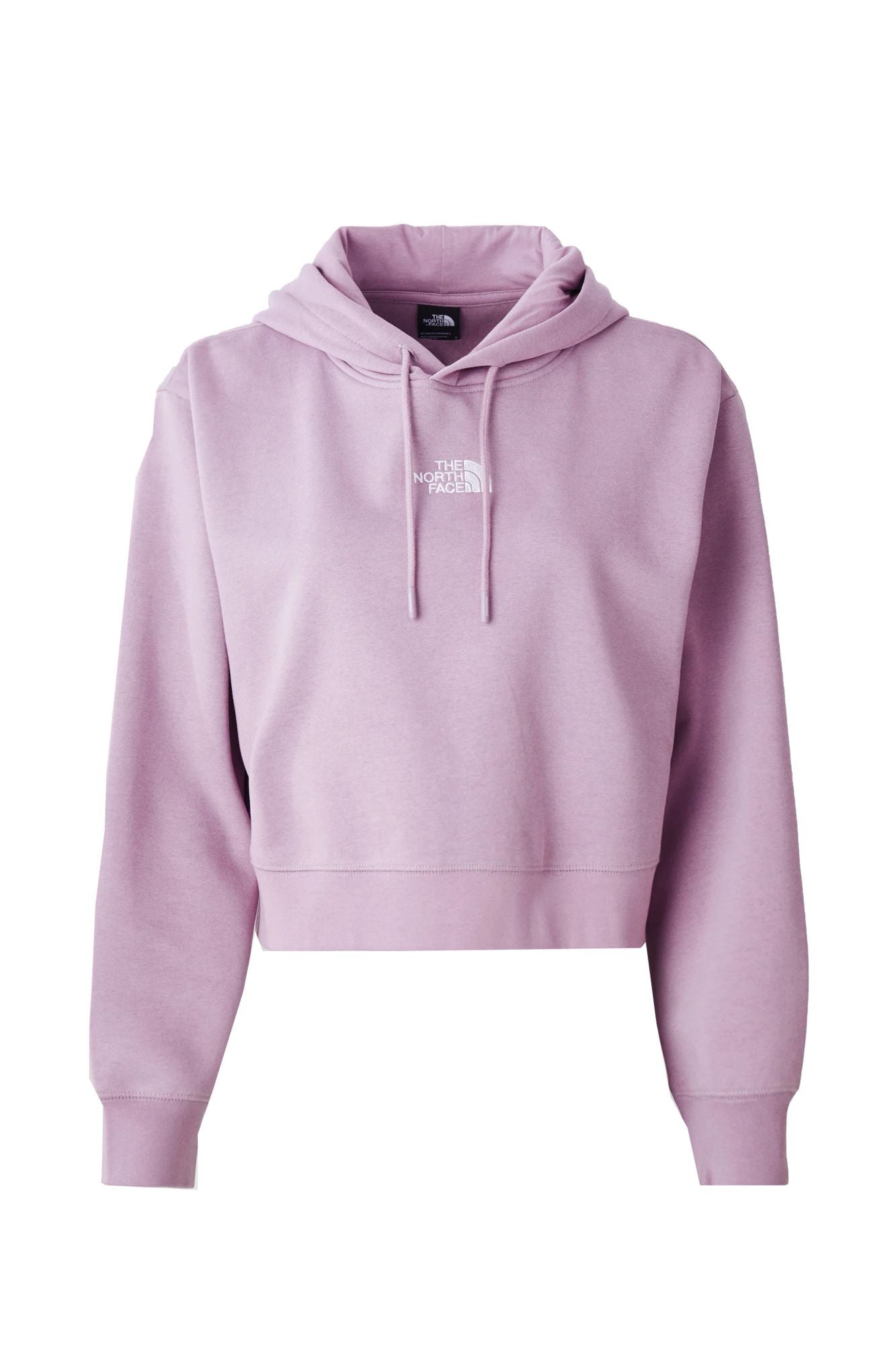 THE NORTH FACE ESSENTIAL CROP HOODIE en color VIOLETA (3)