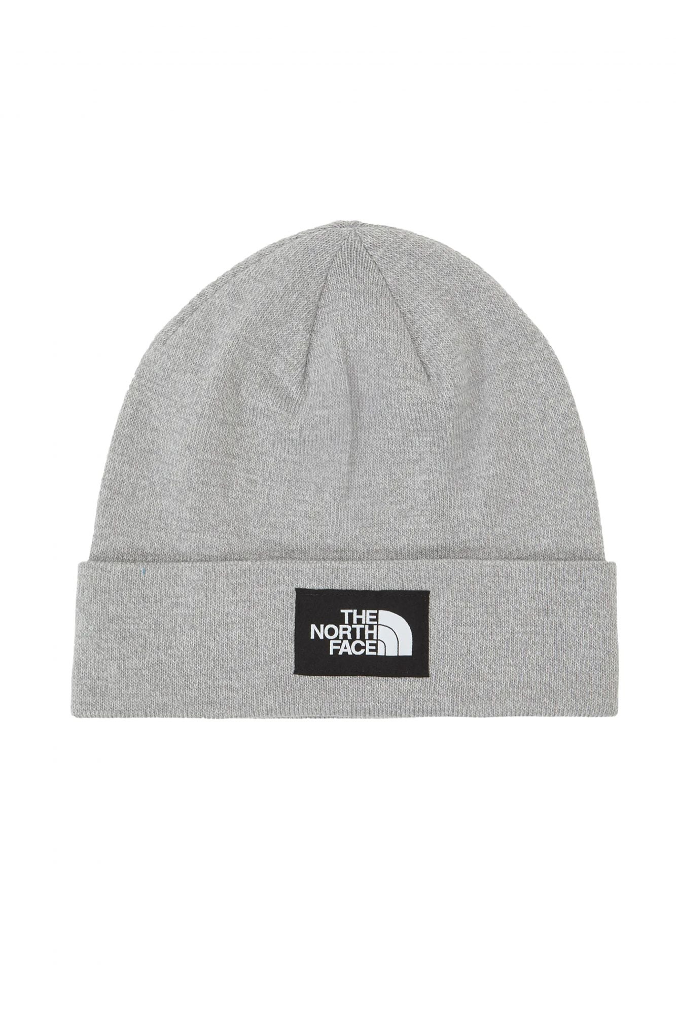THE NORTH FACE LOGO BOX CUFFED BEANIE en color GRIS (3)