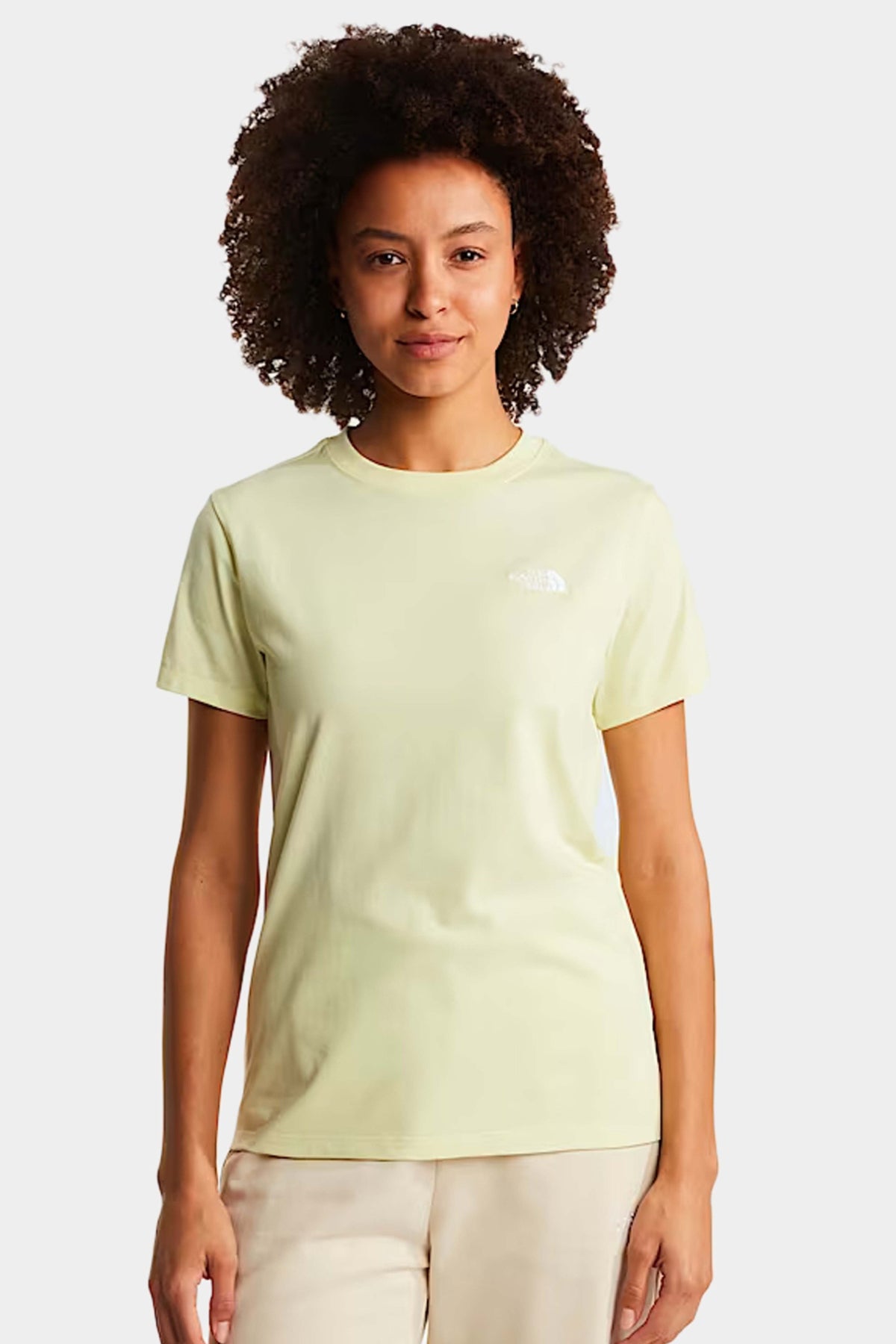 THE NORTH FACE T-SHIRT en color AMARILLO (1)