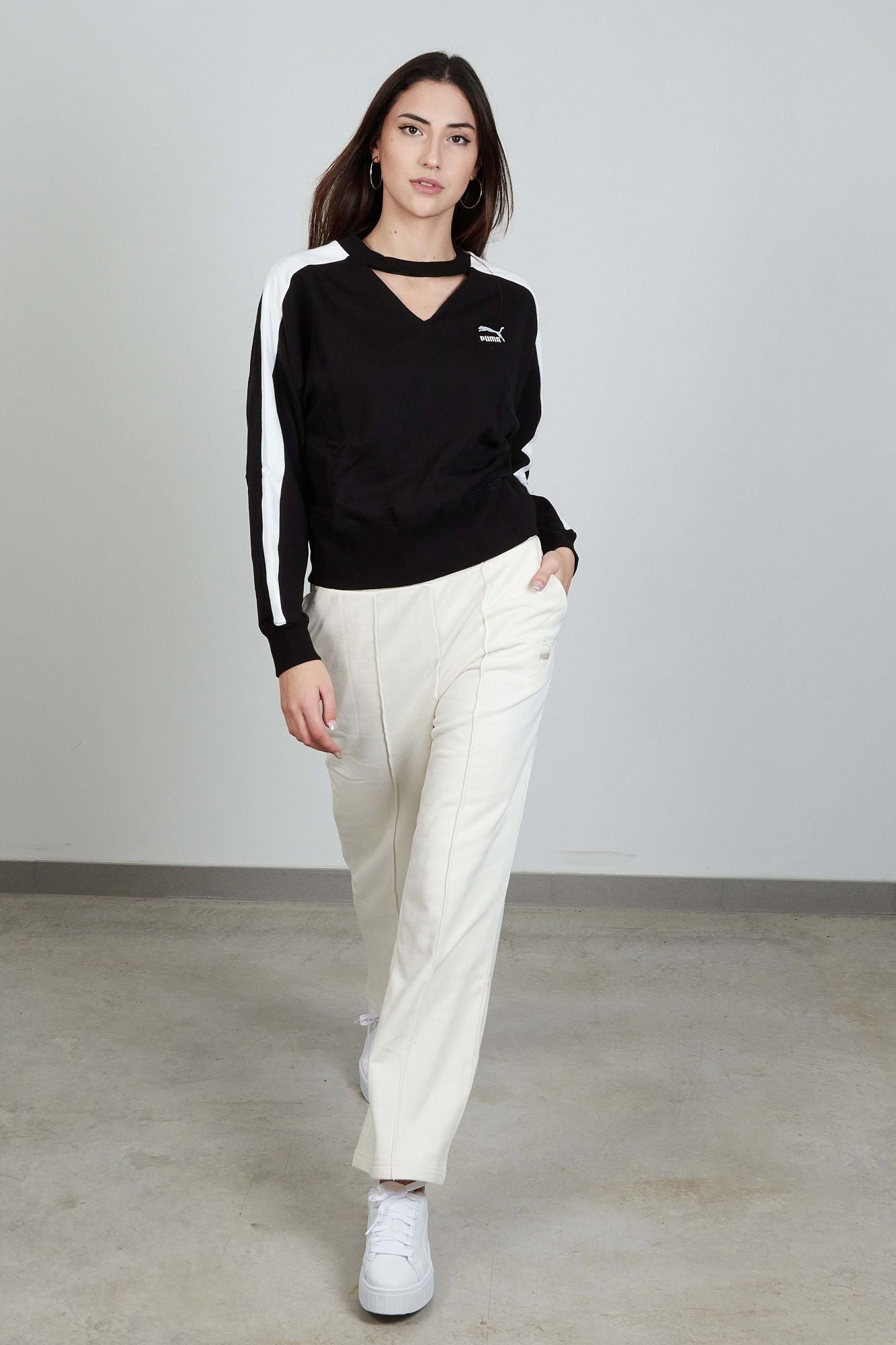 PUMA CREW en color NEGRO (2)