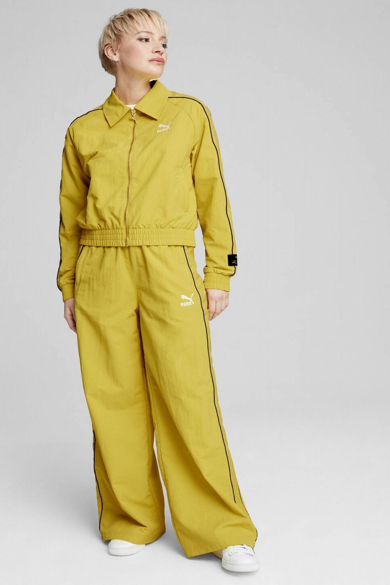 PUMA TRACK JACKET en color AMARILLO (4)