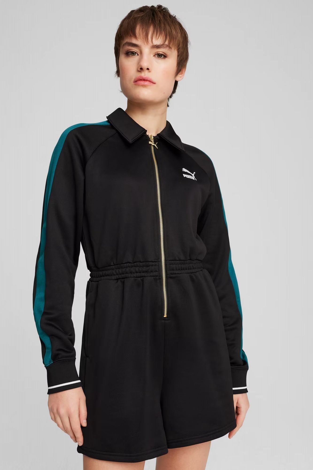 PUMA T7 ROMPER en color NEGRO (1)