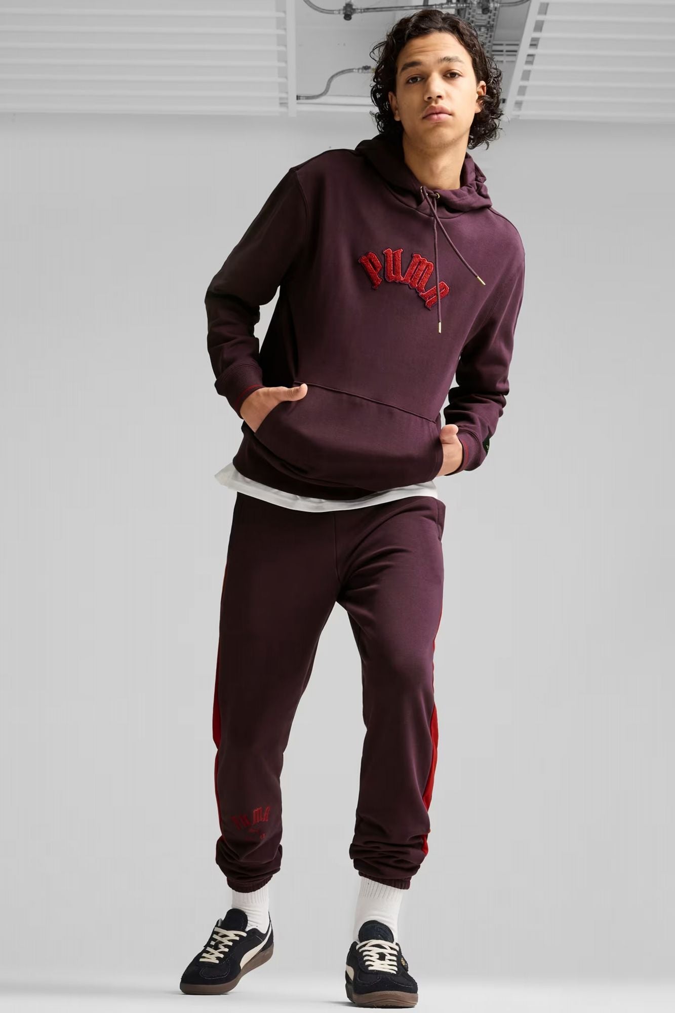 PUMA CLASSICS PLAY PARIS HOODIE en color VIOLETA (4)