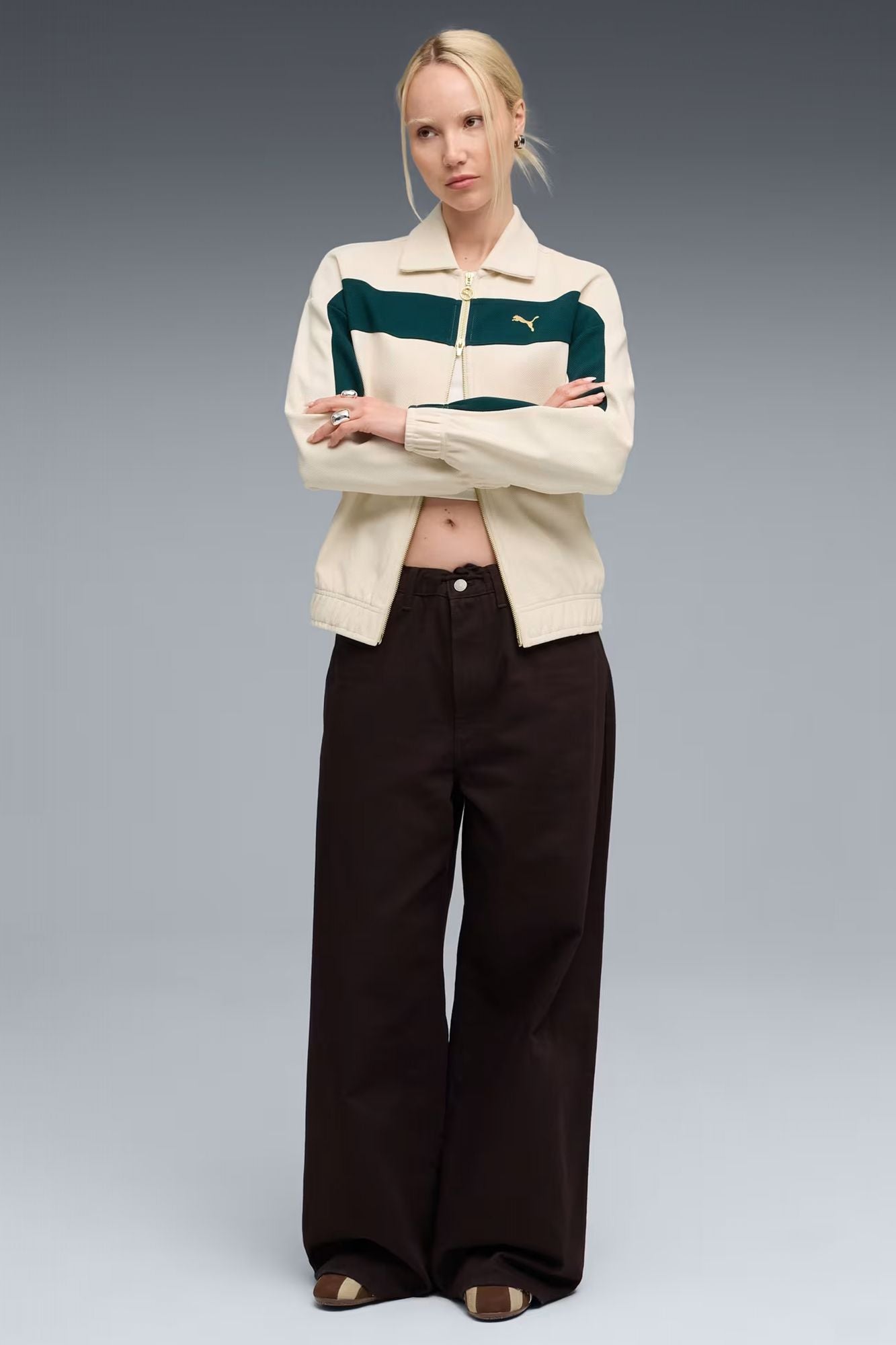 PUMA RELAXED TRACK JACKET en color BLANCO (4)