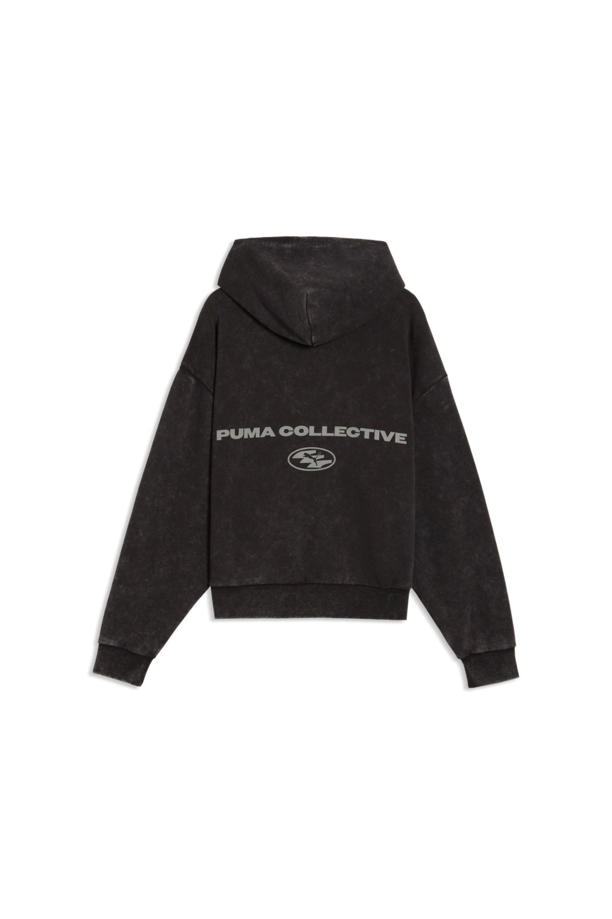 PUMA SPC BOXY WASHED GRAPHIC HOODIE TR en color NEGRO (3)
