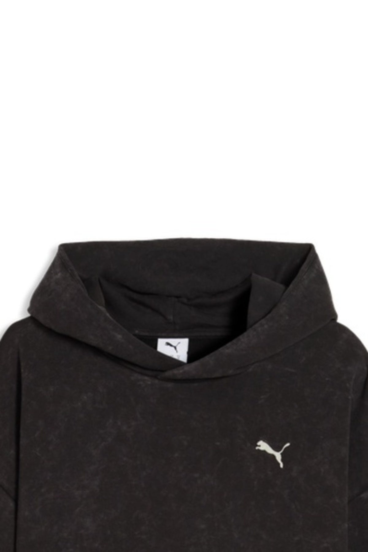 PUMA SPC BOXY WASHED GRAPHIC HOODIE TR en color NEGRO (4)