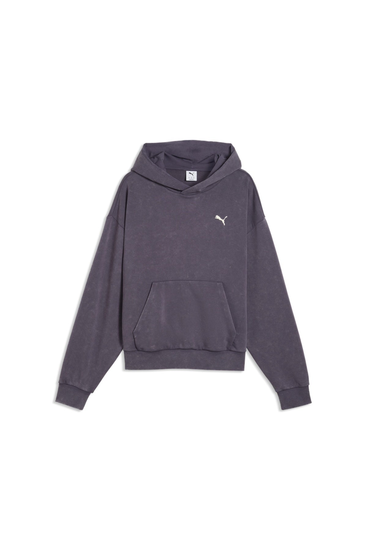 PUMA SPC BOXY WASHED GRAPHIC HOODIE TR en color VIOLETA (1)