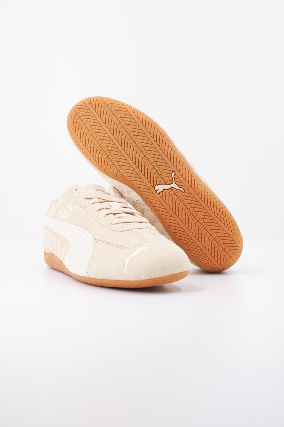 PUMA SPEEDCAT ELEVATED en color MARRON CLARO (5)