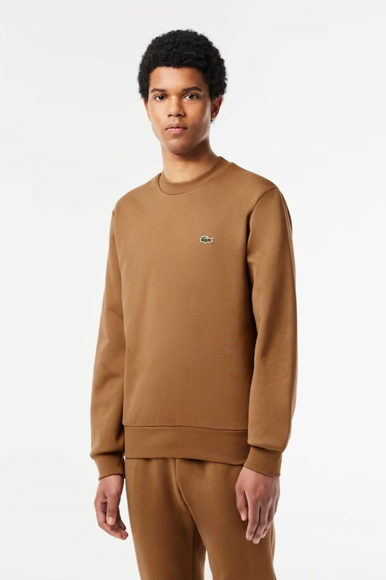 LACOSTE SWEATSHIRT CLASSIC FIT en color MARRON (1)
