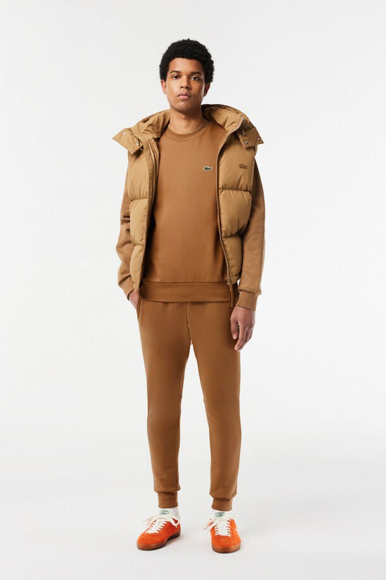 LACOSTE SWEATSHIRT CLASSIC FIT en color MARRON (3)