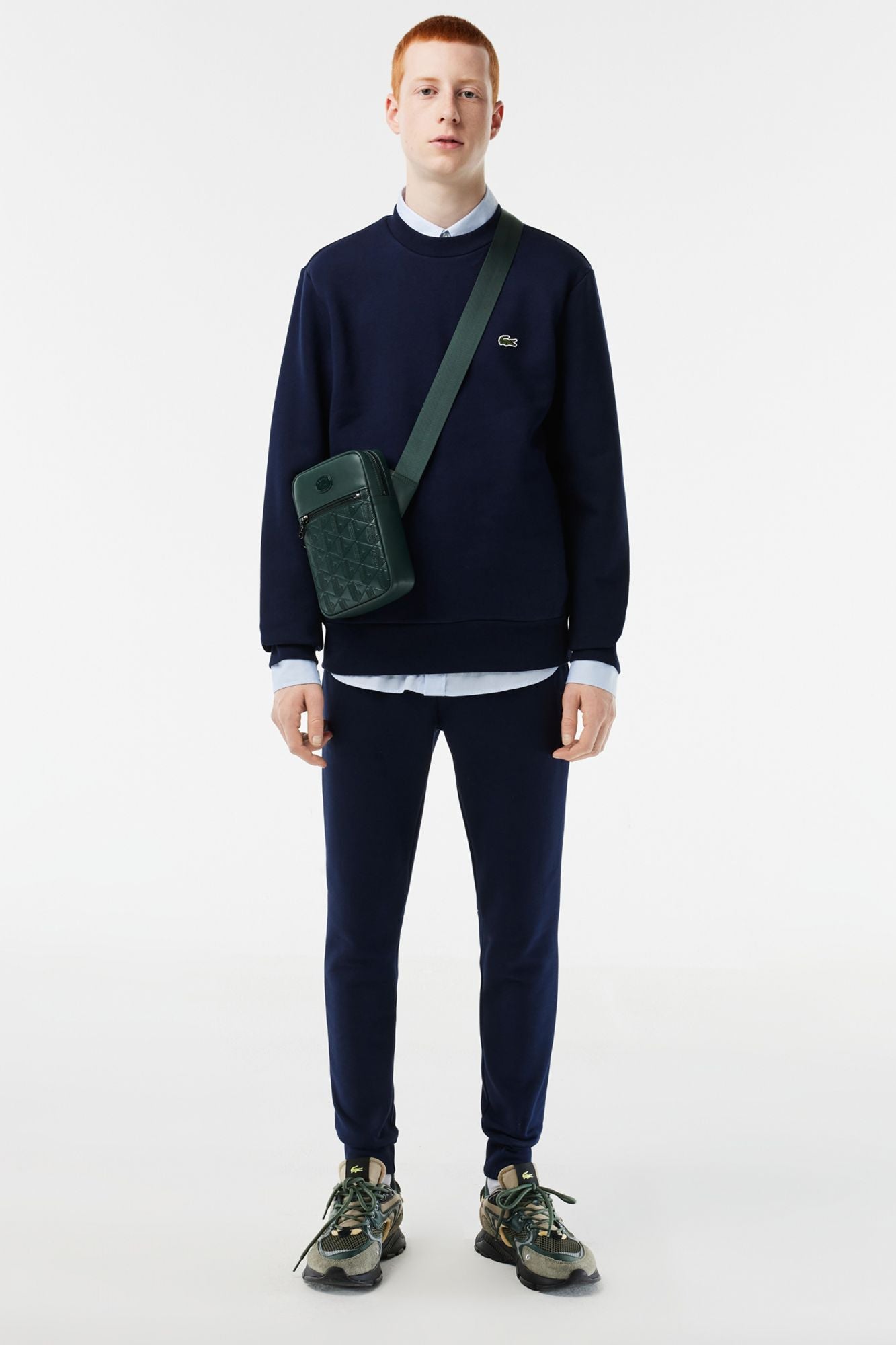 LACOSTE SWEATSHIRT CLASSIC FIT en color AZUL (3)