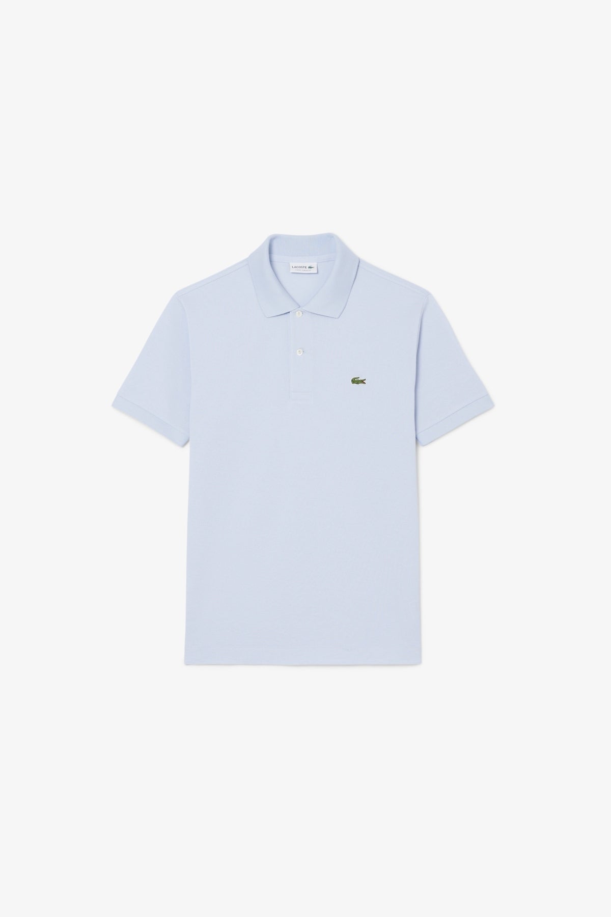 LACOSTE L1212 SHORT SLEEVED RIBBED COLLAR S en color AZUL (1)
