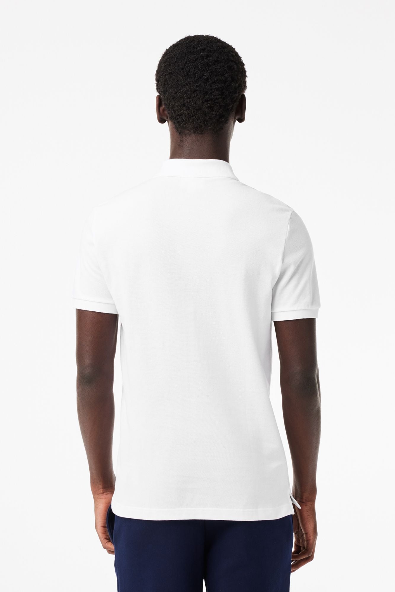 LACOSTE L1212 SHORT SLEEVED RIBBED COLLAR S en color BLANCO (3)