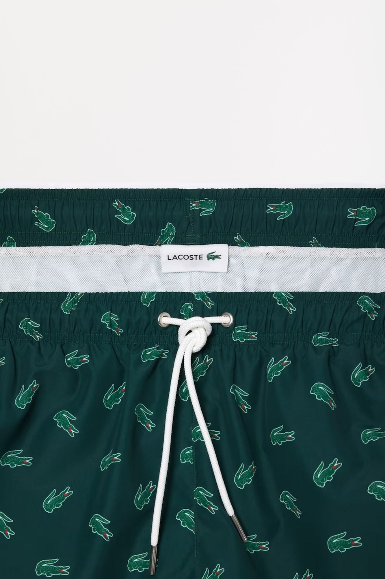 LACOSTE BAÑADOR SWIMSUIT en color VERDE (2)