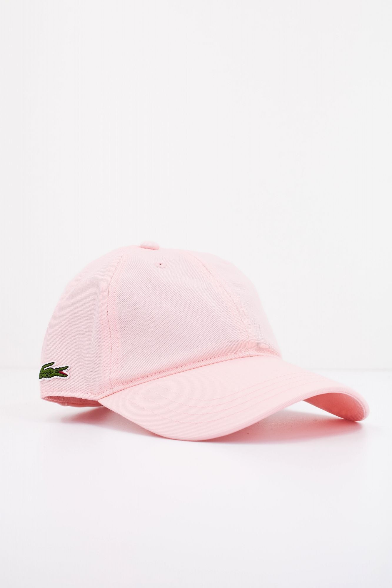 LACOSTE ORGANIC COTTON TWILL CAP en color ROSA (2)