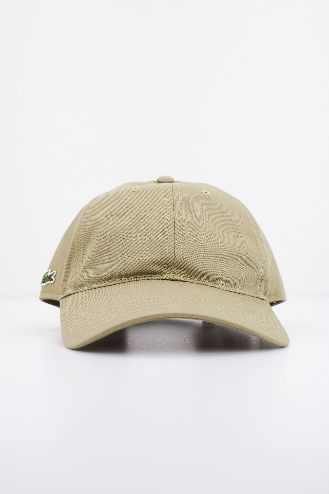 LACOSTE ORGANIC COTTON TWILL CAP en color VERDE (1)