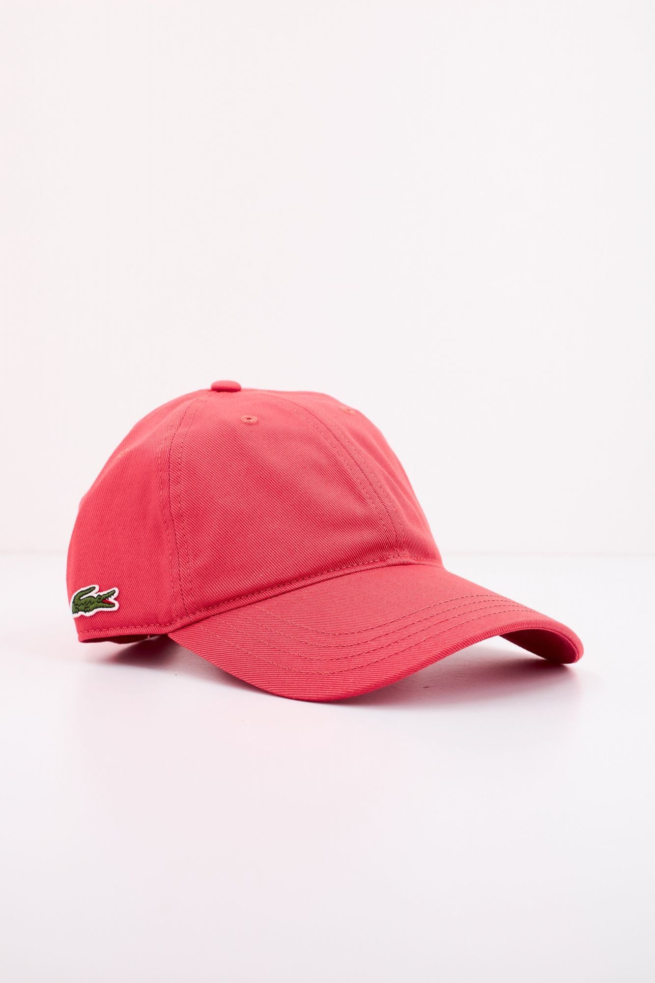 LACOSTE ORGANIC COTTON TWILL CAP en color ROJO (2)
