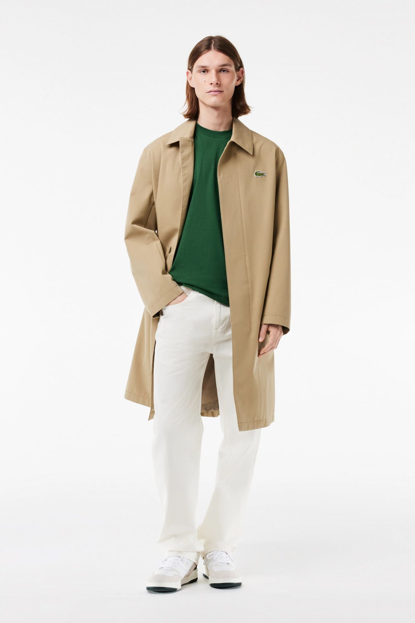 LACOSTE TH7318 TEE-SHIRT en color VERDE (4)