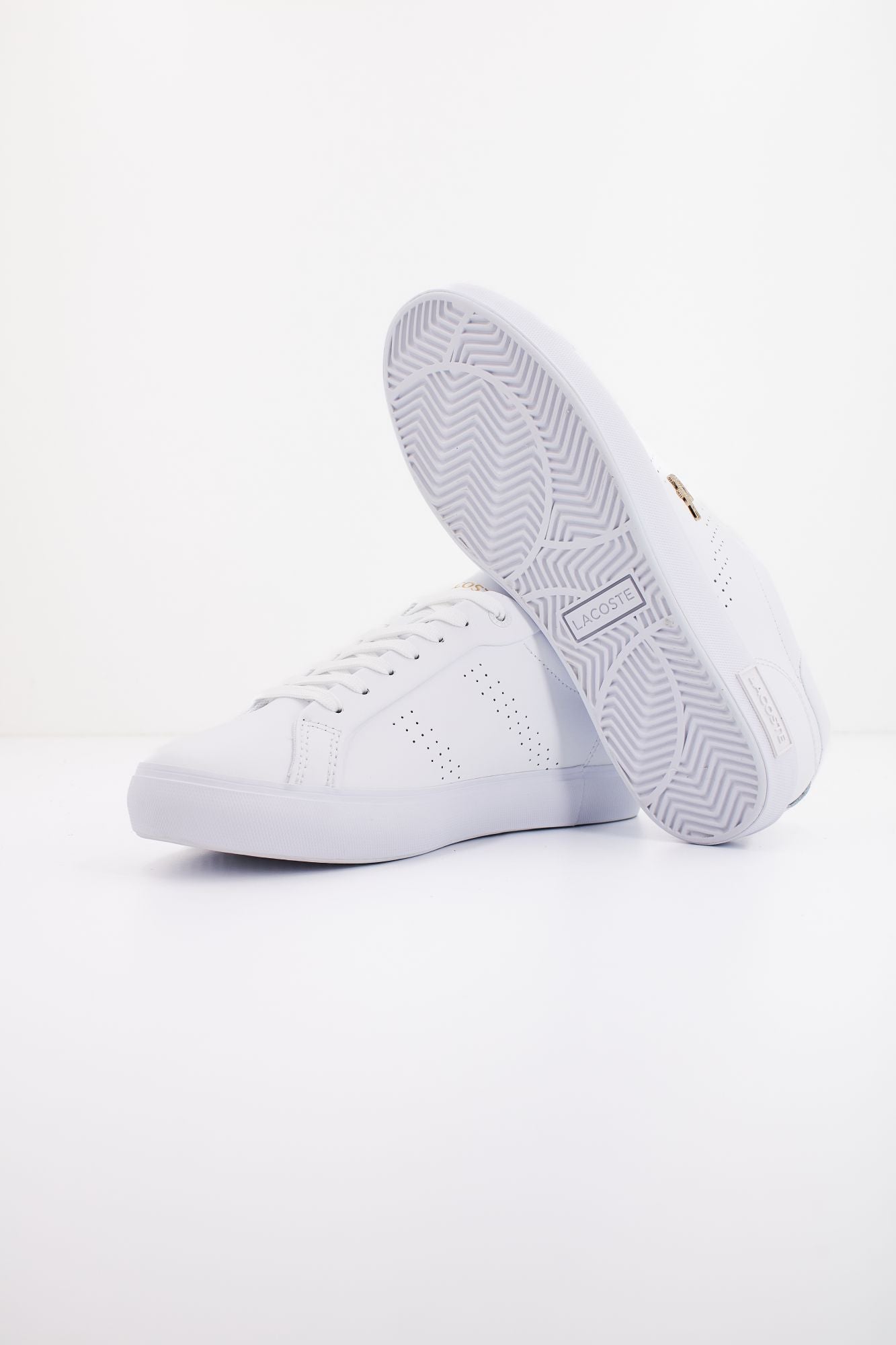 LACOSTE POWERCOURT 2.0 LEATHER en color BLANCO (4)
