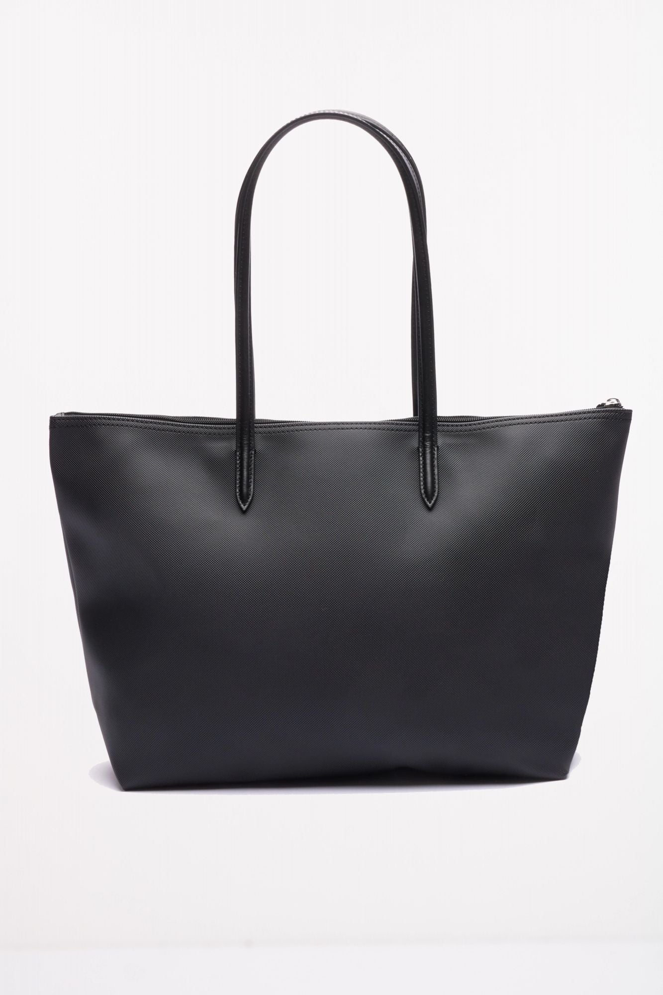 LACOSTE  LARGE COATED CANVAS TOTE en color NEGRO (3)