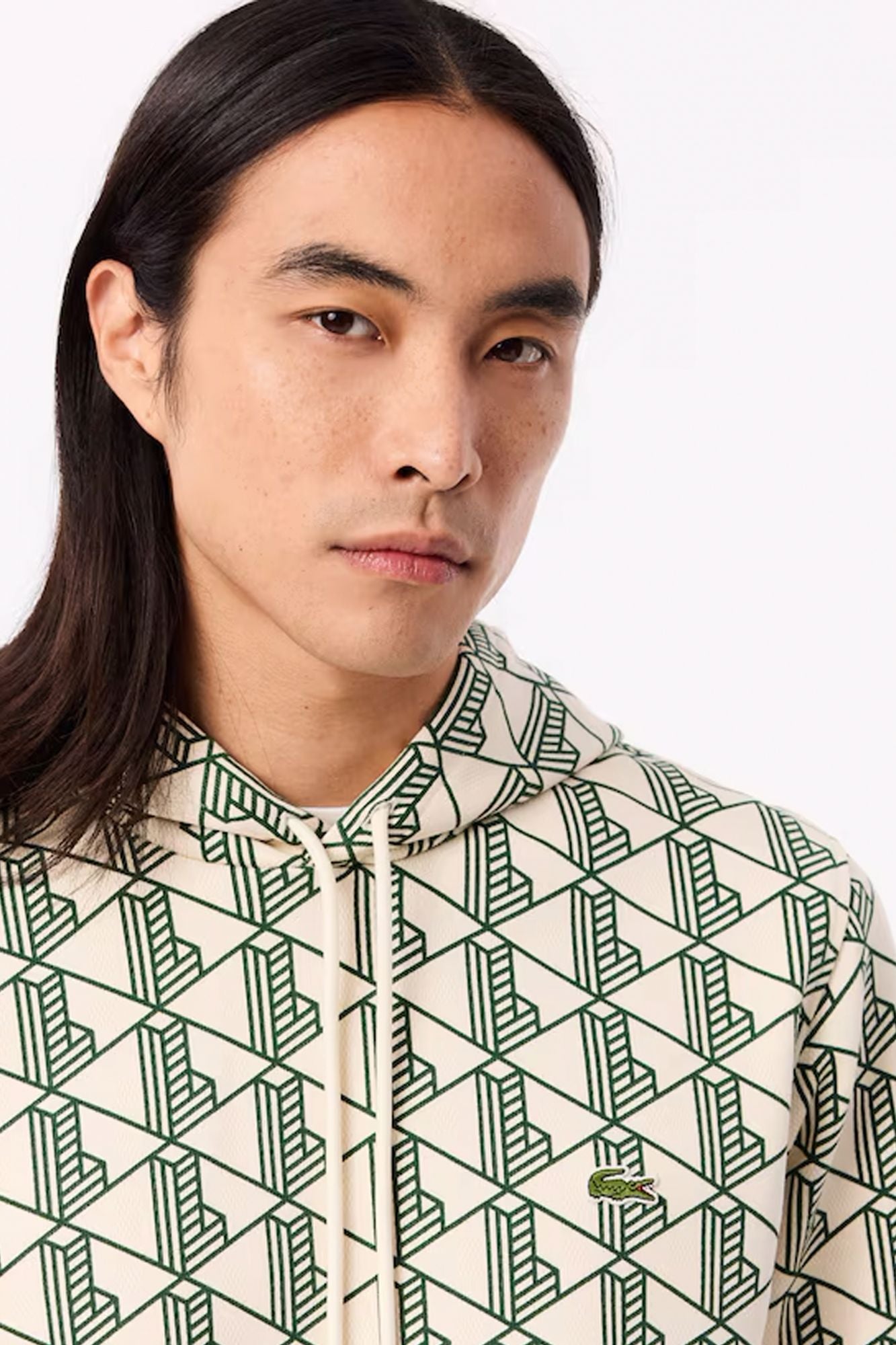 LACOSTE SH2855 SWEATSHIRT en color VERDE (4)