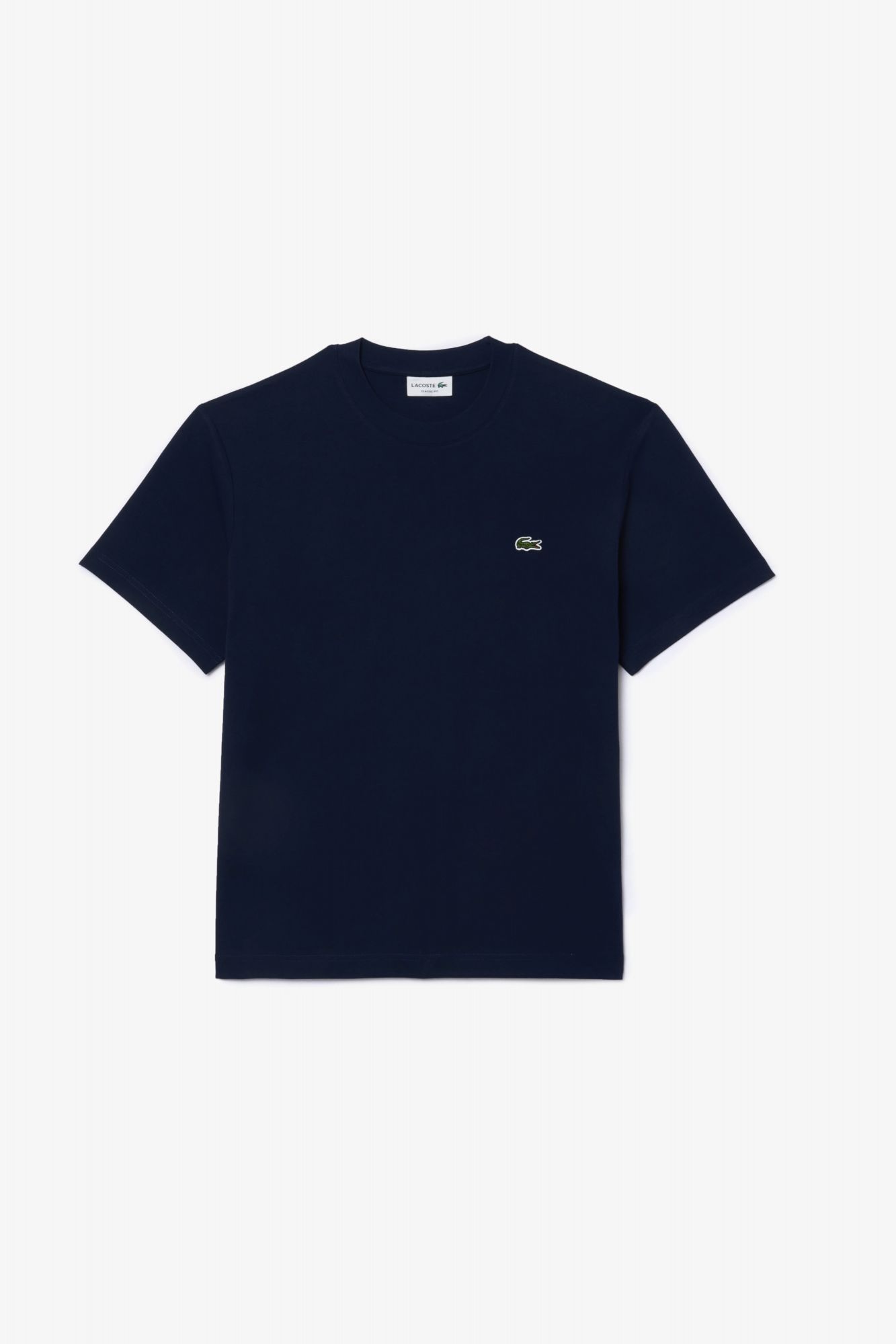 LACOSTE RELAXED FIT SOFT COTTON T-SHIRT en color AZUL (2)